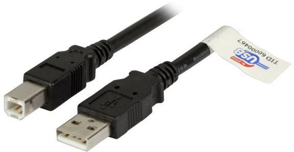 EFB Elektronik Cavo USB USB 2.0 Spina USB-A 5 m Multicolore K5256SW.5-0