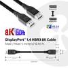 club3D DisplayPort Cavo Spina DisplayPort, Spina DisplayPort 5.00 m Nero CAC-1061 UHD 8K; Cavo Displayport