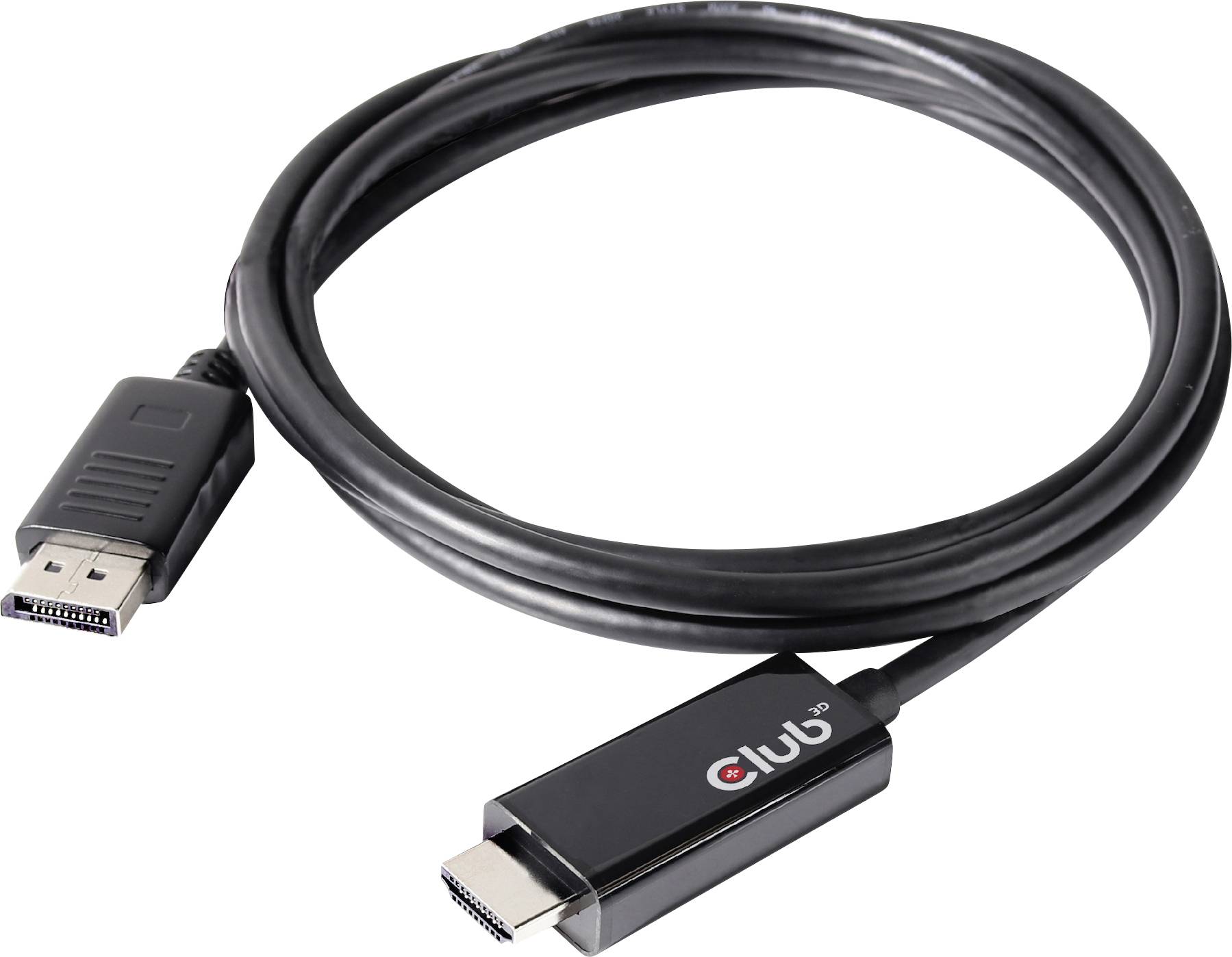 club3D DisplayPort / HDMI Cavo adattatore Spina DisplayPort, Spina HDMI-A 2.00 m Argento CAC-1082 Cavo Displayport