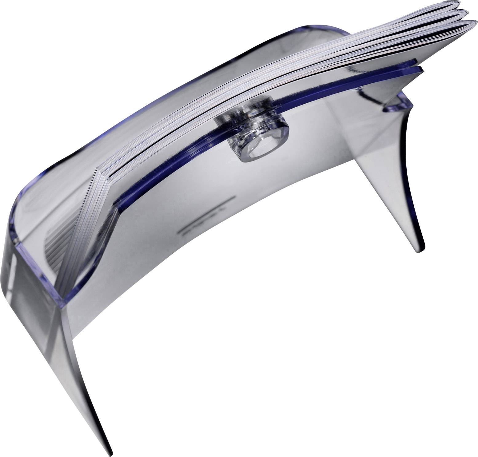 Sigel acrylic LH130 Porta depliant da tavolo Trasparente DIN A4 Numero scomparti 3 1 pz. (L x A x P) 245 x 400 x 170 mm-4