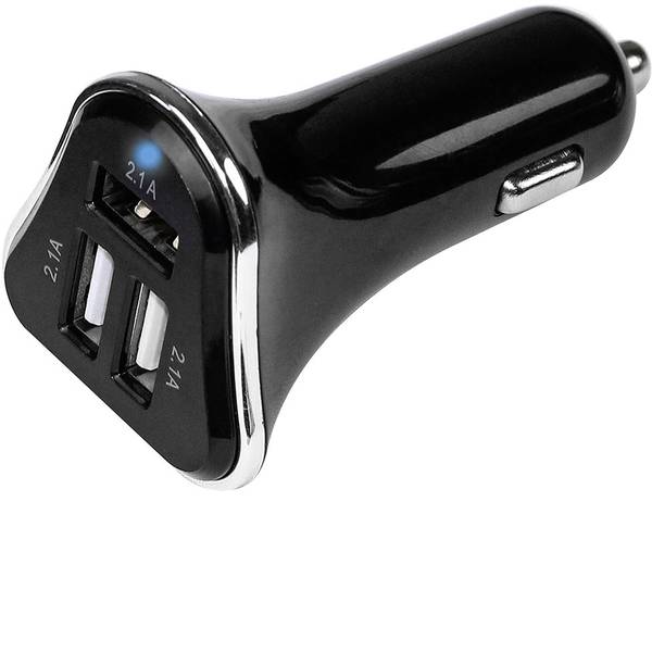 Accessori per presa accendisigari - Eufab Adattatore di ricarica USB 3 porte 12 e 24V Portata massima corrente=2.1 A - Accessori per presa accendisigari - Eufab Adattatore di ricarica USB 3 porte 12 e 24V Portata massima corrente=2.1 A -