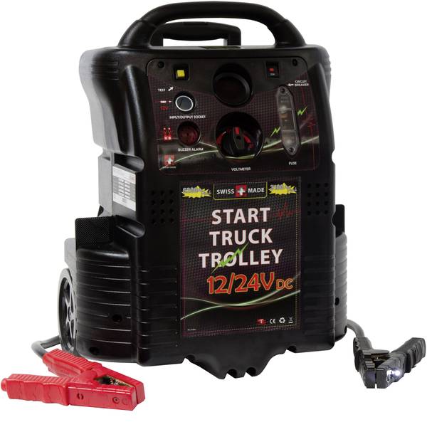Jump Starter - Sistema di accensione rapido ELMAG START TRUCK TROLLEY 6200/3100 A 55073 Corrente davviamento ausiliaria (12 V)=2340 A - Jump Starter - Sistema di accensione rapido ELMAG START TRUCK TROLLEY 6200/3100 A 55073 Corrente davviamento ausiliaria (12 V)=2340 A -