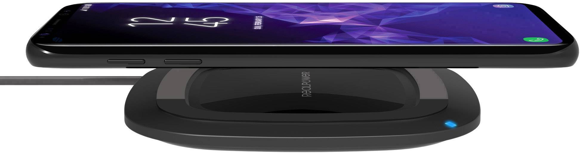 REALPOWER FreeCharge10 Schwarz Kabellose Ladestation fuer Smartphones, 10W inklusive Schnellladeadapter (257638)-5