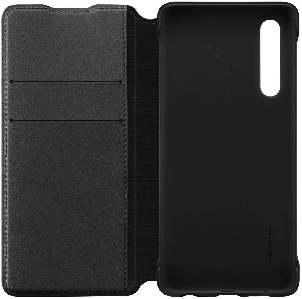 Huawei Wallet Cover Black P30 (P30 PU Wallet Black - **New Retail** - Warranty: 12M)-0