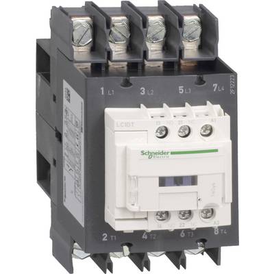 'Schneider Electric contattore, componente con molteplici connessioni e pannello di controllo. Elemento tipico per impianti elettrici.'
