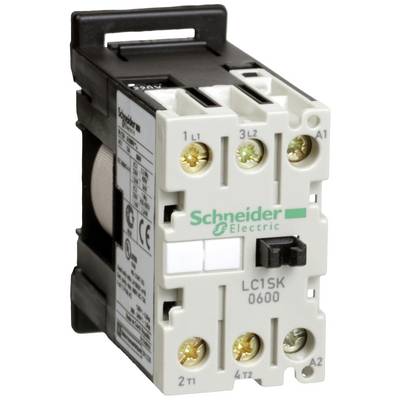 Schneider Electric-contattore LC1SK0600, un dispositivo elettrico di commutazione con morsetti a vite, utilizzato per il controllo di motori e altri carichi.