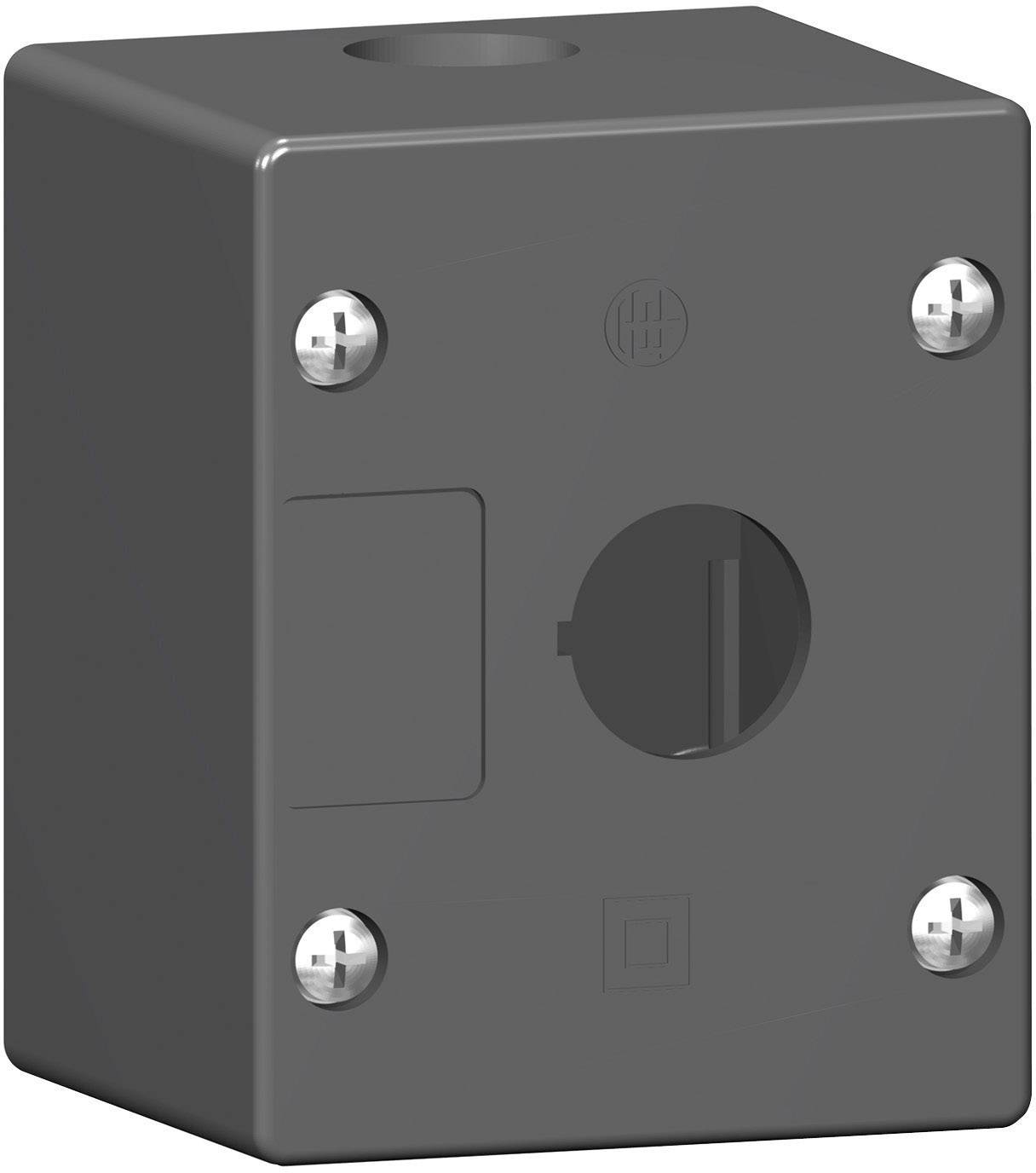 Schneider Electric XALG01 XALG01 Alloggiamento vuoto 1 posizione di montaggio (Ø x A) 22.5 mm x 72 mm Nero 1 pz. Pezzo