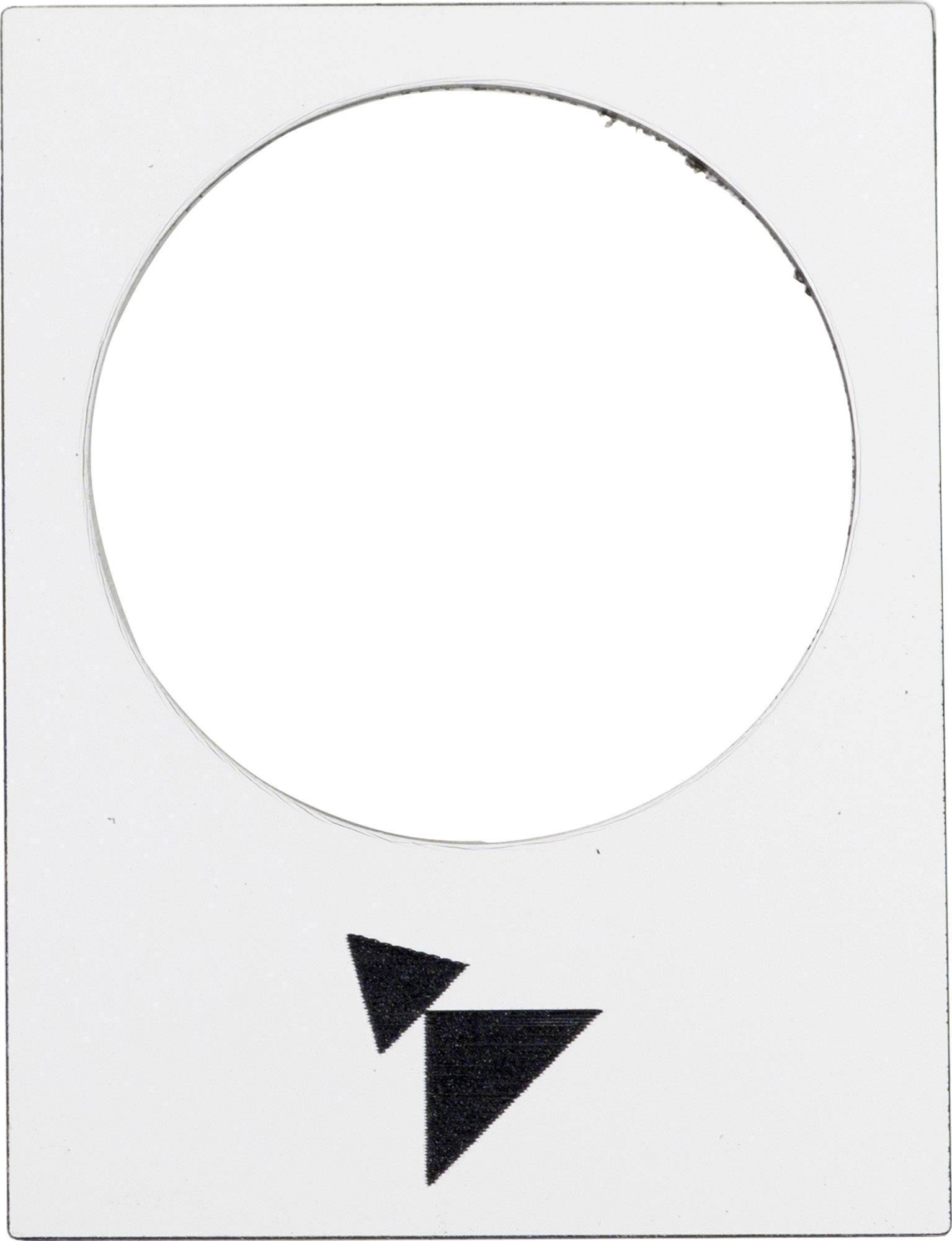 Schneider Electric ZB2BY4915 ZB2BY4915 Targa di denominazione (Ø x A) 22 mm x 30 mm Bianco 1 pz. Pezzo