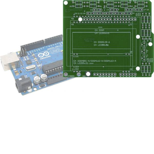 Shield e moduli aggiuntivi HAT per Arduino - EA PCBARDDOG7565 - Shield e moduli aggiuntivi HAT per Arduino - EA PCBARDDOG7565 -