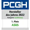 "PCGH Produttore dell'Anno 2022" nella categoria Schede grafiche: ASUS si aggiudica il primo posto.