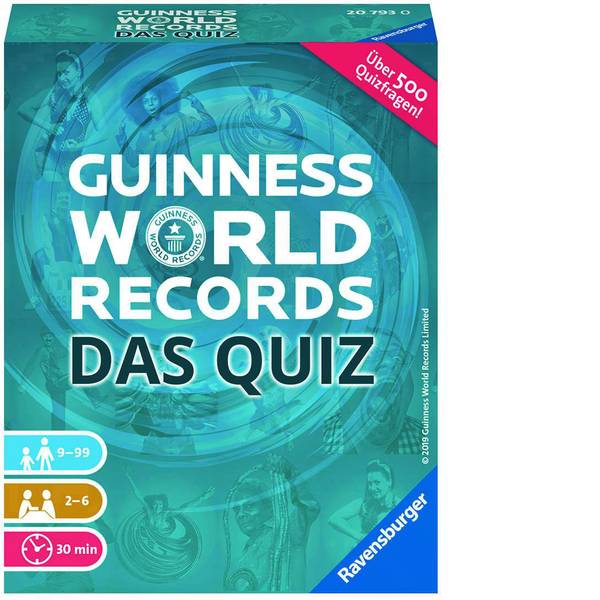 Giochi di società e per famiglie - Ravensburger Das Guinness-Spiel der Rekorde 20793 - Giochi di società e per famiglie - Ravensburger Das Guinness-Spiel der Rekorde 20793 -
