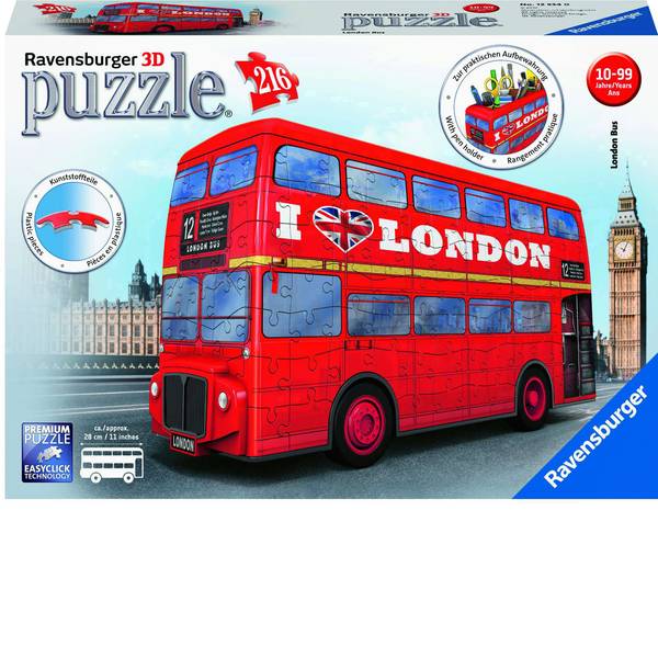 Puzzle - Ravensburger London Bus 12534 - Puzzle - Ravensburger London Bus 12534 -