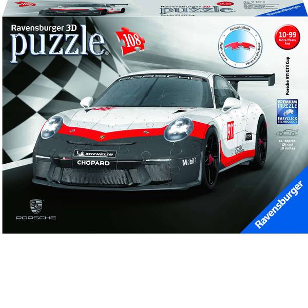 Puzzle - Ravensburger Porsche 911 GT3 Cup 11147 - Puzzle - Ravensburger Porsche 911 GT3 Cup 11147 -