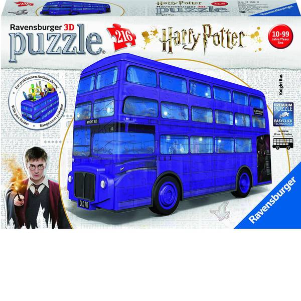 Puzzle - Ravensburger Knight Bus - Harry Potter 3D Puzzle 11158 - Puzzle - Ravensburger Knight Bus - Harry Potter 3D Puzzle 11158 -