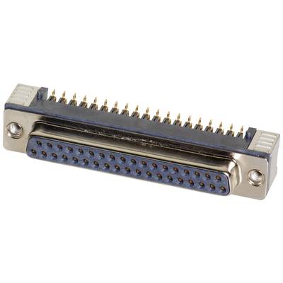 Un connettore antiquato con 36 pin dorati, noto come connettore Centronics, tipicamente utilizzato per le connessioni delle stampanti.