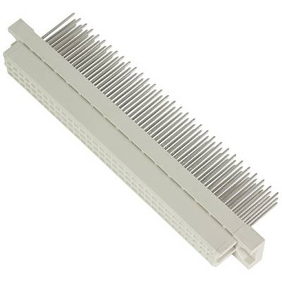 Un connettore bianco in plastica con numerosi pin metallici, tipicamente utilizzato per schede elettroniche o componenti hardware del computer.