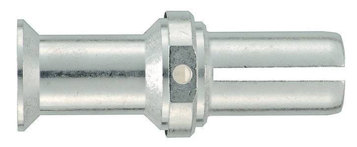 Raccordo tubolare metallico, cilindrico, con fessura laterale superiore. Progettato per applicazioni industriali.