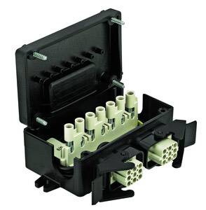 Distributore di energia 09120084802 HARTING Contenuto: 1 pz. Distributore di energia;