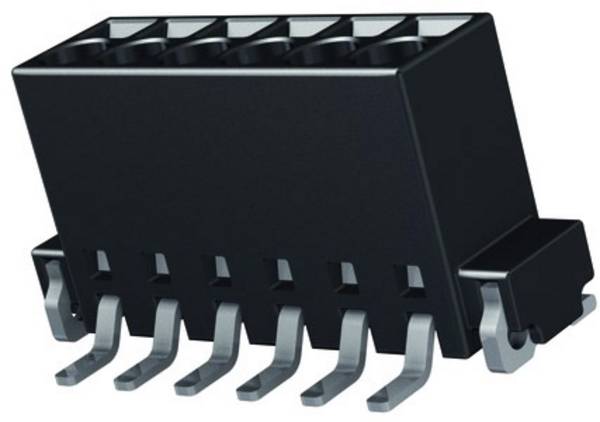 HARTING 14010213101000 Morsetto per PCB Passo: 2.54 mm Totale poli: 2 Numero di righe: 1 1 pz.