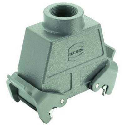 Involucro metallico di forma rettangolare, dotato di coperchio ribaltabile; generalmente utilizzato per connettori industriali.