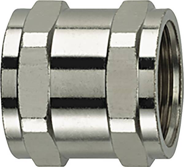 HellermannTyton 166-50405 ACP-M50-NPB-ML Raccordo a vite del tubo flessibile Metallo   Piatto 1 pz.