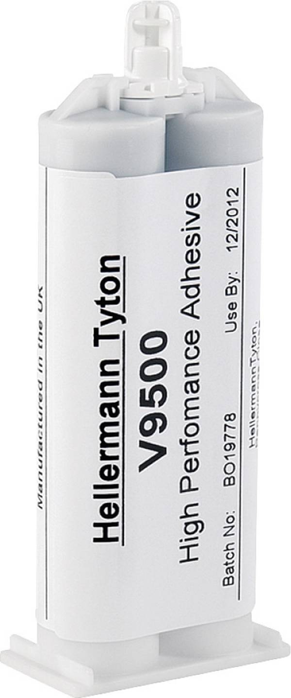 HellermannTyton 627-95002 Colla bicomponente per termoretraibili Nero    1 pz.