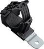 HellermannTyton RCC180LM12-PA66HIRHSUV/ST Elemento di fissaggio avvitabile 151-01482 Intervallo Ø fascio 19.40 fino a 36 mm resistente agli urti, stabilizzata al calore, stabilizzata UV, con chiusura a cricchetto 1 pz.