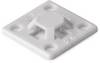 HellermannTyton MB2A-PA66-WH Base adesiva autoadesivo, avvitabile 151-01802 Bianco 2 pz.