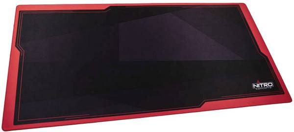 Nitro Concepts DM16   Nero, Rosso (L x A x P) 1600 x 3 x 800 mm