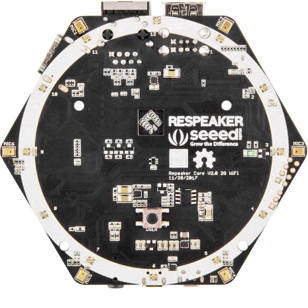 Kit e schede microcontroller MCU - Seeed Studio Sistema di controllo vocale ReSpeaker Core v2 Bulk - Kit e schede microcontroller MCU - Seeed Studio Sistema di controllo vocale ReSpeaker Core v2 Bulk -