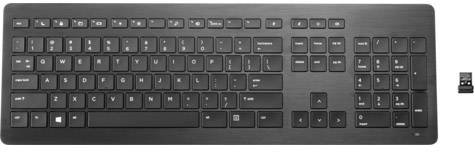 HP Wireless Premium Keyboard USB Tastiera Svizzera, QWERTZ Nero-0