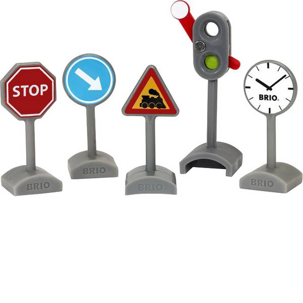 Trenini e binari per bambini - Brio Verkehrszeichen-Set 63386400 - Trenini e binari per bambini - Brio Verkehrszeichen-Set 63386400 -