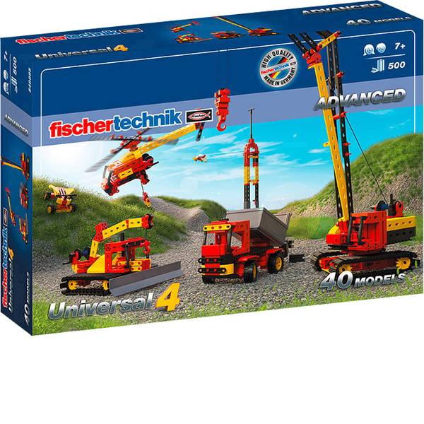 Kit esperimenti e pacchetti di apprendimento - fischertechnik 548885 ADVANCED Universal 4 Kit da costruire da 7 anni - Kit esperimenti e pacchetti di apprendimento - fischertechnik 548885 ADVANCED Universal 4 Kit da costruire da 7 anni -