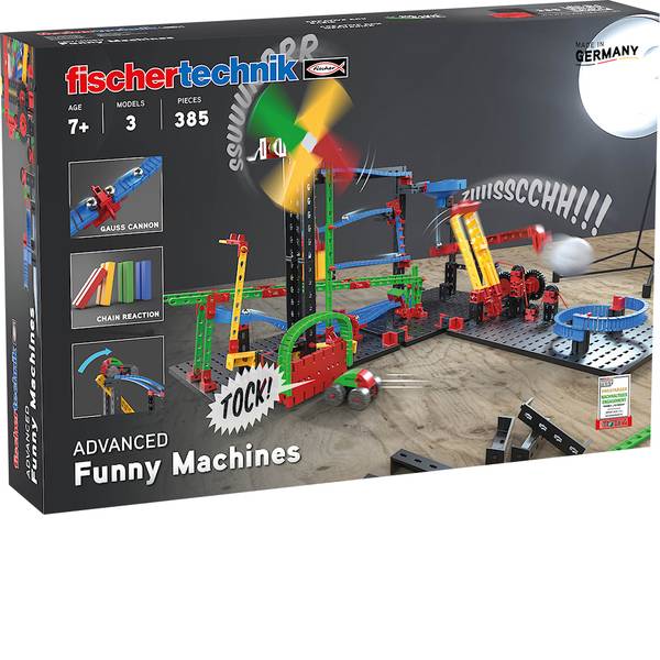 Kit esperimenti e pacchetti di apprendimento - fischertechnik 551588 ADVANCED Funny Machines - Kettenreaktion Kit da costruire da 7 anni - Kit esperimenti e pacchetti di apprendimento - fischertechnik 551588 ADVANCED Funny Machines - Kettenreaktion Kit da costruire da 7 anni -