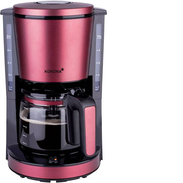 Macchine dal caffè con filtro - Korona 10340 Macchina per il caffè Rosso rubino (opaco) Capacità tazze=10 - Macchine dal caffè con filtro - Korona 10340 Macchina per il caffè Rosso rubino (opaco) Capacità tazze=10 -