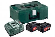 Metabo 685065000 Basic-Set 2 x 5.2 Ah Batteria per elettroutensile 18 V 5.2 Ah Li-Ion
