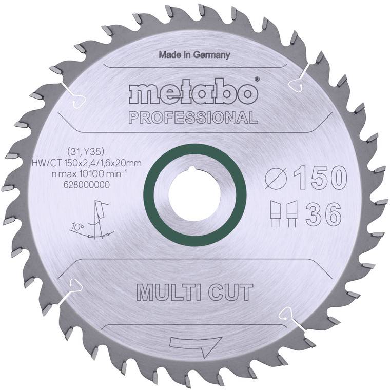 Metabo 628000000 Lama circolare 150 mm 1 pz.