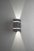Konstsmide Cremona 7998-370 Lampada da parete per esterni a LED ERP: F (A - G) LED (monocolore) 6 W Antracite