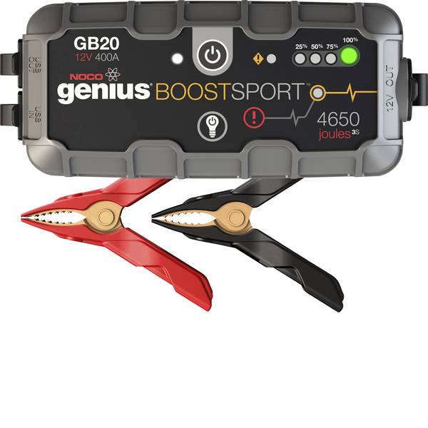 Jump Starter - Sistema di accensione rapido NOCO Sport 400A Lithium Jump Starter GB20 Corrente davviamento ausiliaria (12 V)=400 A - Jump Starter - Sistema di accensione rapido NOCO Sport 400A Lithium Jump Starter GB20 Corrente davviamento ausiliaria (12 V)=400 A -