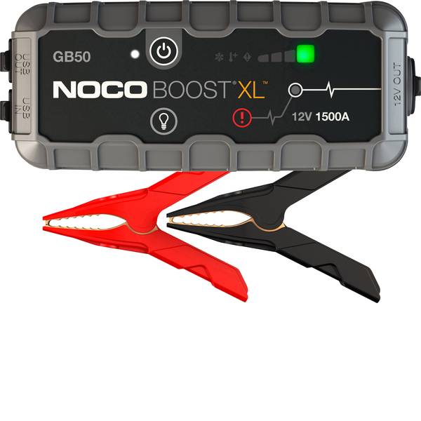 Jump Starter - Sistema di accensione rapido NOCO XL 1500A Lithium Jump Starter GB50 Corrente davviamento ausiliaria (12 V)=1500 A - Jump Starter - Sistema di accensione rapido NOCO XL 1500A Lithium Jump Starter GB50 Corrente davviamento ausiliaria (12 V)=1500 A -