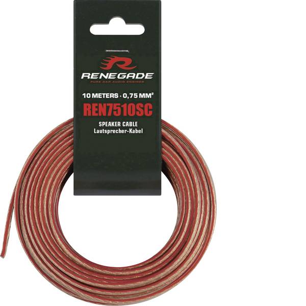 Cavi e connettori RCA HiFi per auto - Cavo RCA 10 m Renegade REN7510SC - Cavi e connettori RCA HiFi per auto - Cavo RCA 10 m Renegade REN7510SC -