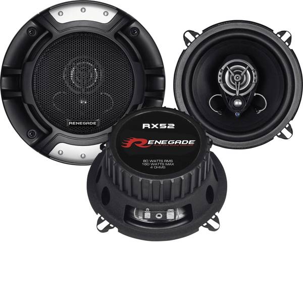 Altoparlanti da incasso per auto - Renegade RX52 Altoparlante coassiale da incasso a 2 vie 160 W Contenuto: 1 Paia - Altoparlanti da incasso per auto - Renegade RX52 Altoparlante coassiale da incasso a 2 vie 160 W Contenuto: 1 Paia -