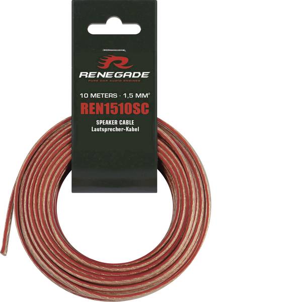 Cavi e connettori RCA HiFi per auto - Cavo RCA 10 m Renegade REN1510SC - Cavi e connettori RCA HiFi per auto - Cavo RCA 10 m Renegade REN1510SC -