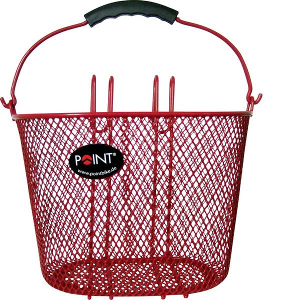 Borse da bicicletta - Point 5107600 Cestino per bicicletta Rosso - Borse da bicicletta - Point 5107600 Cestino per bicicletta Rosso -