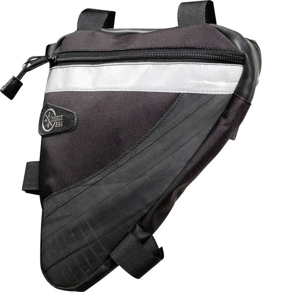 Borse da bicicletta - Ziggie Bag 5127400 Triangle 1 Borsa per telaio Nero - Borse da bicicletta - Ziggie Bag 5127400 Triangle 1 Borsa per telaio Nero -