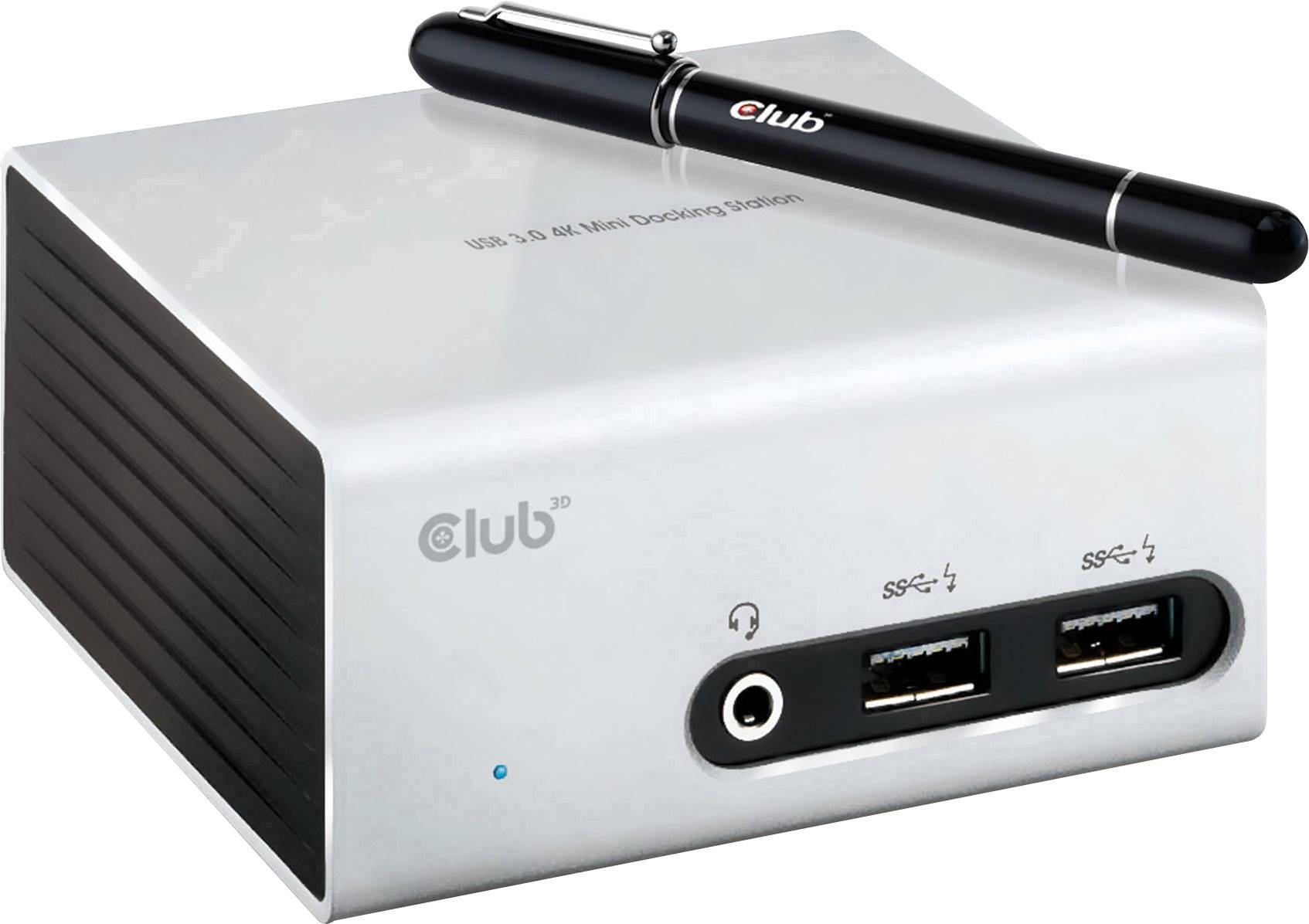 CLUB3D MINI DOCKING STATION USB TYPE A 3.1 GEN 1 4K UHD-3