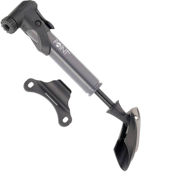 Pompe da bicicletta - Mini pompa Point 13016601 Nero, Argento - Pompe da bicicletta - Mini pompa Point 13016601 Nero, Argento -