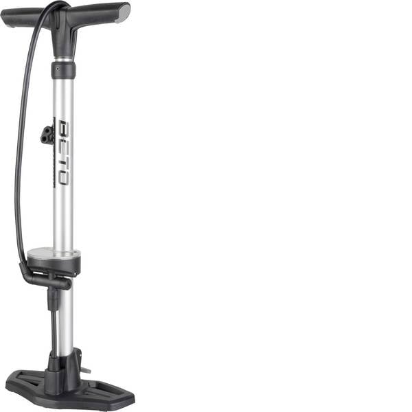 Pompe da bicicletta - Pompa da pavimento Beto 13021900 Argento, Nero - Pompe da bicicletta - Pompa da pavimento Beto 13021900 Argento, Nero -