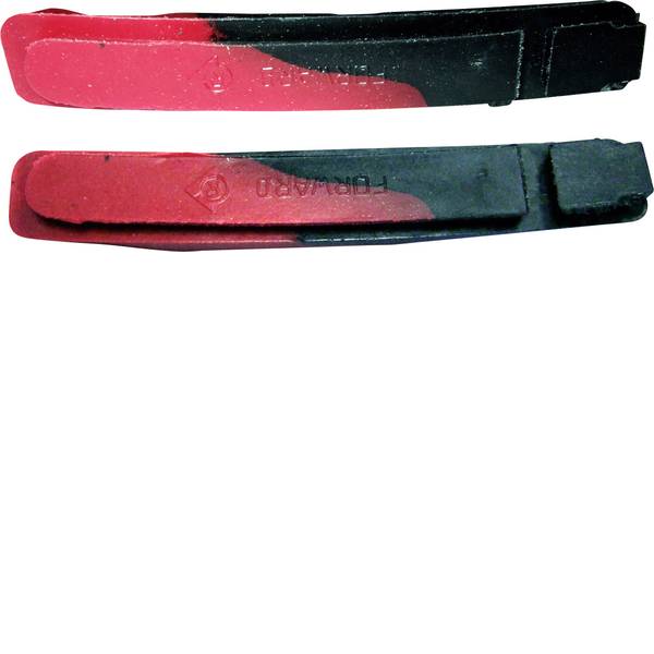 Freni per bicicletta - Tampone in gomma per freno Point 29214401 2 pz. Nero, Rosso - Freni per bicicletta - Tampone in gomma per freno Point 29214401 2 pz. Nero, Rosso -