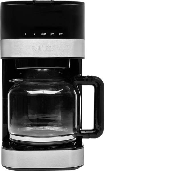 Macchine dal caffè con filtro - Princess Lucca Macchina per il caffè Argento, Nero Capacità tazze=15 Display - Macchine dal caffè con filtro - Princess Lucca Macchina per il caffè Argento, Nero Capacità tazze=15 Display -